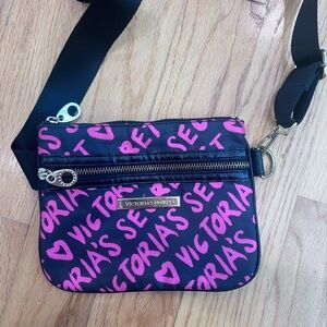 Victoria's Secret Pink and Black belt Bag
